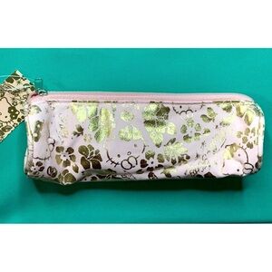 Vintage y2k Sanrio hello kitty rose gold cosmetic pouch